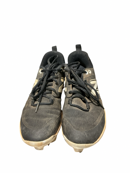 Vist Large View of Product Image Which is Used New Balance Soccer Cleats Black Senior 6.5