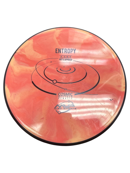 Vist Large View of Product Image Which is Used MVP ENTROPY Disc Golf Putter Red