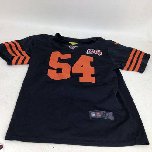 Vist Large View of Product Image Which is Used Nike BEARS URLACHER 54 MENS MD FB JERSEY FB Top Adult Navy Blue MD
