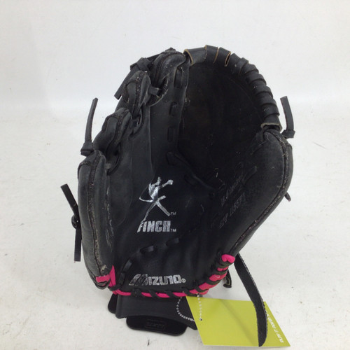 Vist Large View of Product Image Which is Used Mizuno FINCH 11 1/2 IN LHT BB GLOVE BB/SB Glove LH Throw Black 11 1/2"