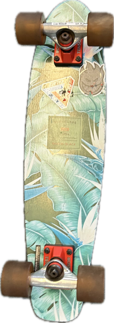 Vist Large View of Product Image Which is Used Globe SURFGLASS Complete Skateboard Green Regular