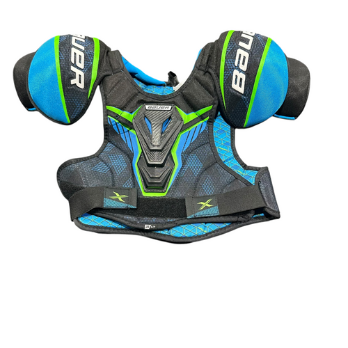 Vist Large View of Product Image Which is Used Bauer X Junior Shoulder Pads SM