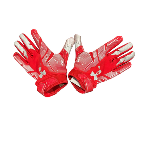 Vist Large View of Product Image Which is Used Under Armour F8 FB Gloves Red MD
