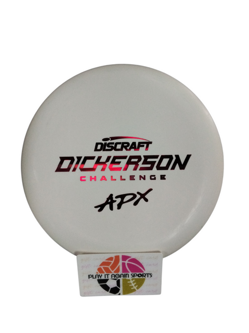 Vist Large View of Product Image Which is Used Discraft DICKERSON CHALLENGE APX Disc Golf Putter White