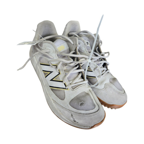 Vist Large View of Product Image Which is Used New Balance CLEATS TURF BB/SB Cleats White Senior 10