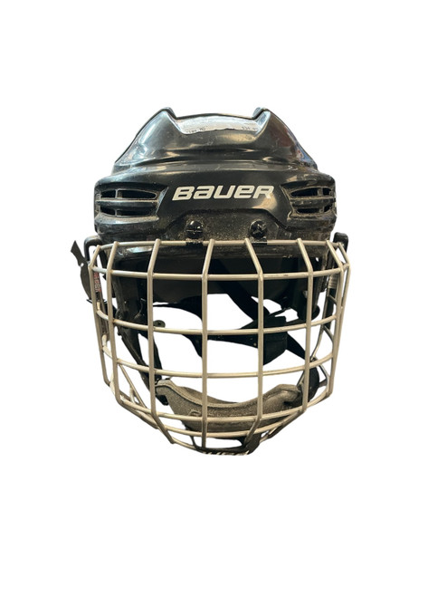 Vist Large View of Product Image Which is Used Bauer HELMET Helmet Cage Combo Black MD