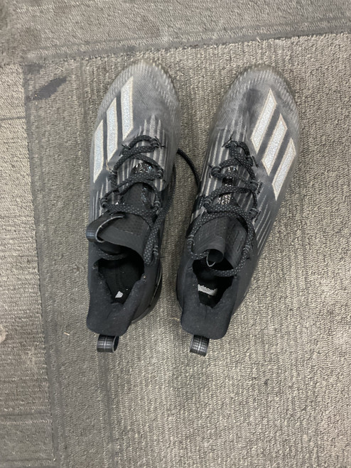 Vist Large View of Product Image Which is Used Adidas ADIZERO Adult FB Cleats Black Senior 9.5
