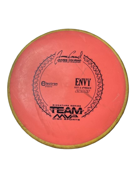 Vist Large View of Product Image Which is Used MVP MVP ENVY ELECTRON Disc Golf Putter Orange