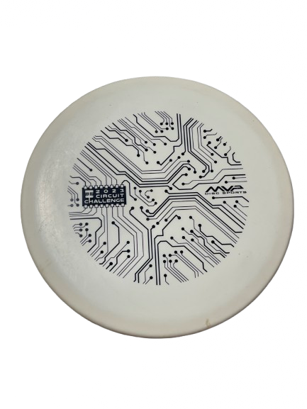 Vist Large View of Product Image Which is Used MVP MVP 2023 CIRCUIT CHALLENGE Disc Golf Mid Range White