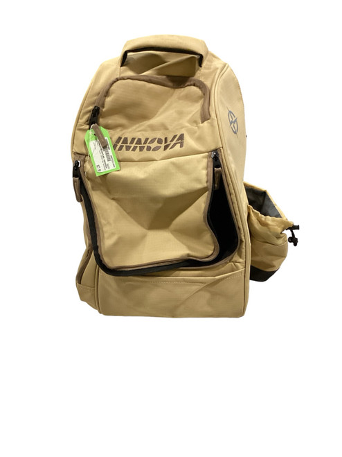 Vist Large View of Product Image Which is Used Innova ADVENTURE BACKPACK Disc Golf Backpack Tan
