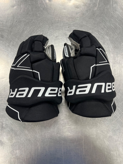 Vist Large View of Product Image Which is Used Bauer NSX Senior Gloves Black 15"