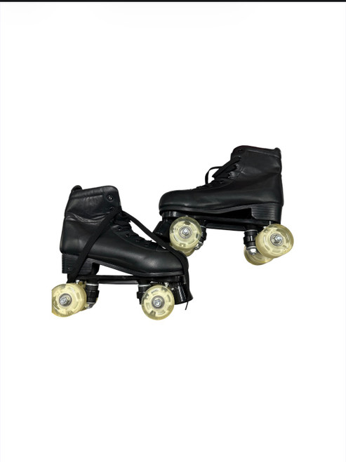 Vist Large View of Product Image Which is Used ROLLER SKATES Child Roller Quad Skates Black Youth 06.0
