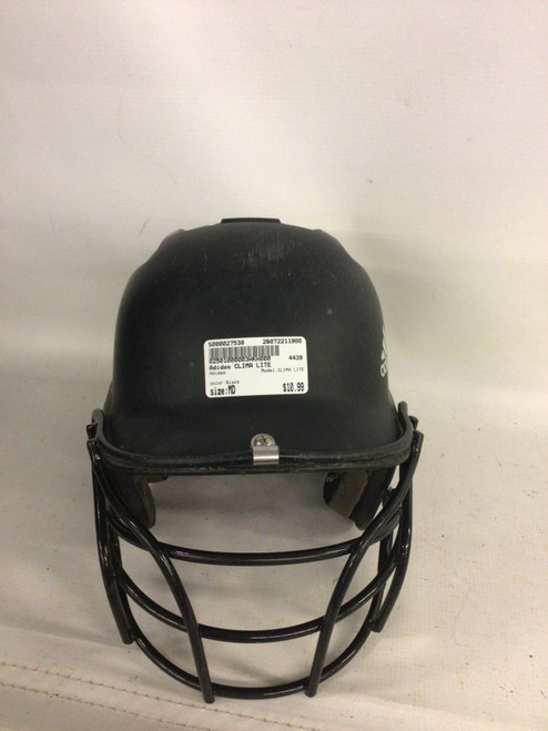 Vist Large View of Product Image Which is Used Adidas CLIMA LITE Batting Helmet w/Mask Black MD