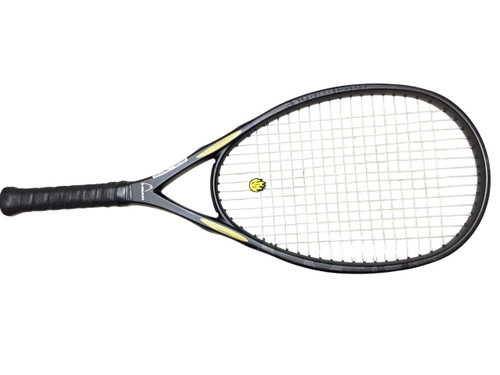 Vist Large View of Product Image Which is Used Head I.S12 Adult Tennis Racquet Black 4 3/8"