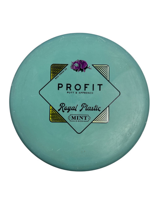Vist Large View of Product Image Which is Used Mint PROFIT Disc Golf Putter Royal Blue