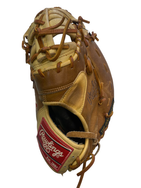 Vist Large View of Product Image Which is Used Rawlings GOLD GLOVE ELITE BB/SB Catchers LH Throw Brown 34"