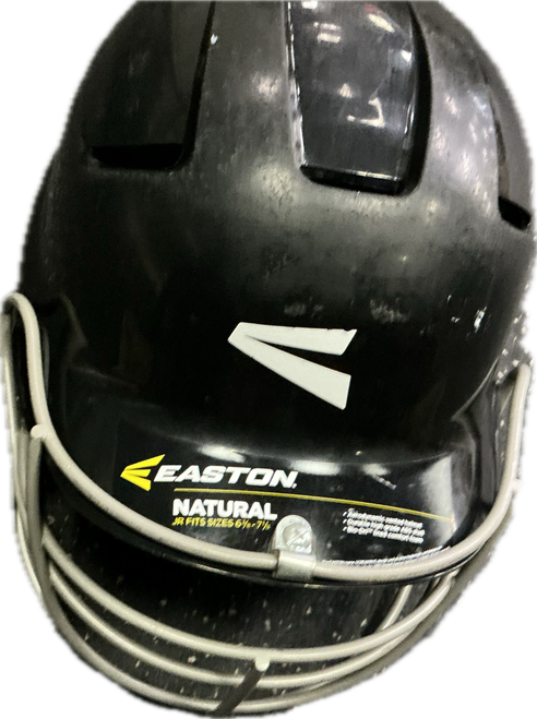 Vist Large View of Product Image Which is Used Easton BB/SB HELMET Batting Helmet w/Mask Black One Size
