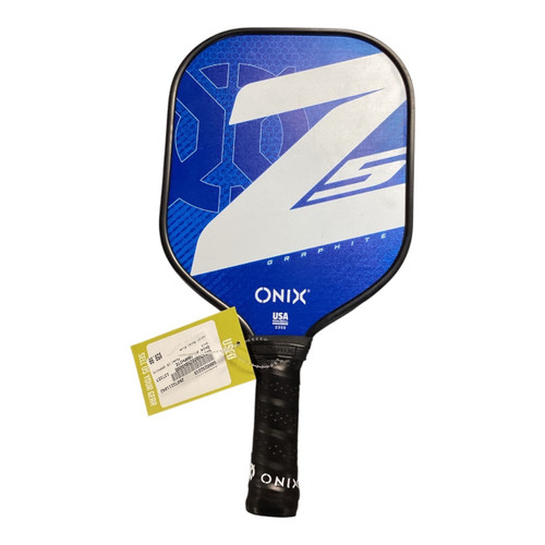 Vist Large View of Product Image Which is Used Onix Z5 GRAPHITE Pickleball Racquet Royal Blue