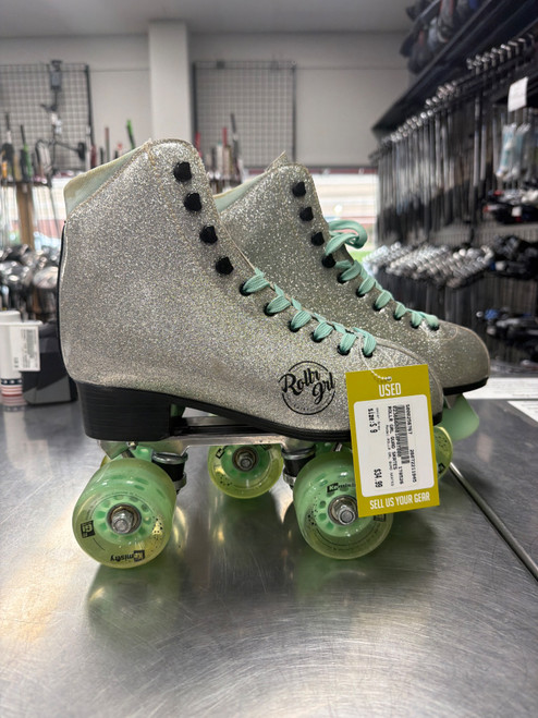 Vist Large View of Product Image Which is Used ROLLR GRL QUAD SKATES Senior Roller Quad Skates Grey Senior 9