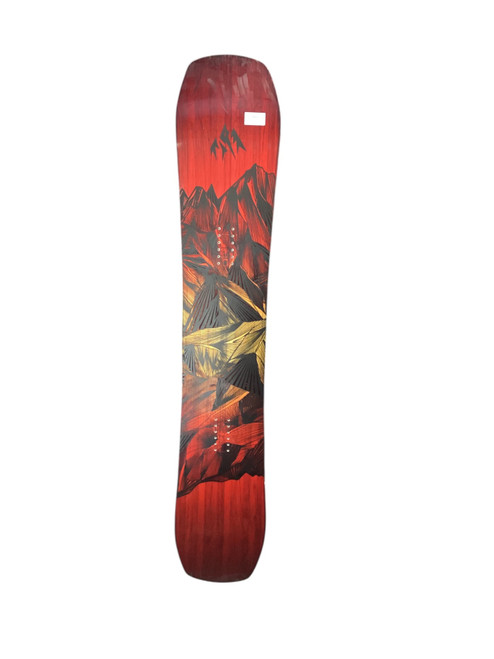 Vist Large View of Product Image Which is Used Jones MOUNTAIN TWIN Mens Snowboard Only Red 157 cm