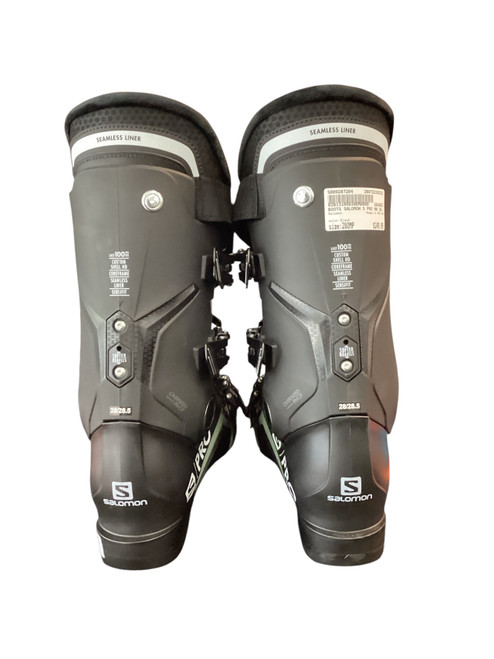 Vist Large View of Product Image Which is Used Salomon S PRO 90 Mens DH Ski Boot Black 280 MP - M10 - W11