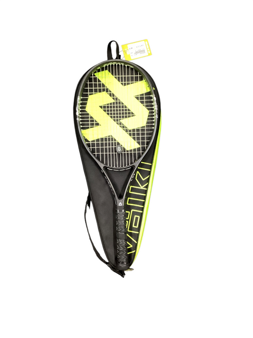 Vist Large View of Product Image Which is Used Volkl VSENSEV1 OS Adult Tennis Racquet Black 4 3/8"