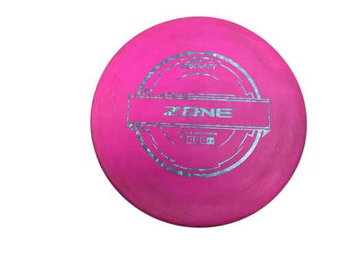 Vist Large View of Product Image Which is Used Discraft ZONE Disc Golf Putter Pink