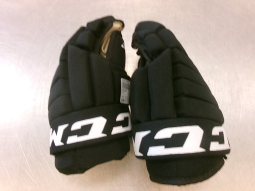 Vist Large View of Product Image Which is Used CCM HG4 Junior Gloves Black 11"