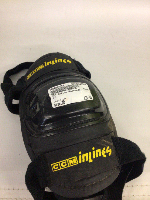 Vist Large View of Product Image Which is Used CCM Inline Kneepads Black MD