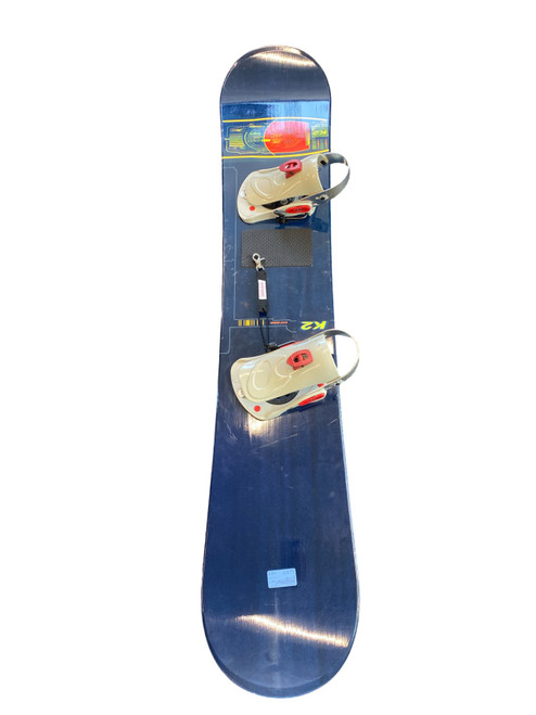 Vist Large View of Product Image Which is Used K2 FATBOB Mens Board/Bindings Navy Blue 162 cm