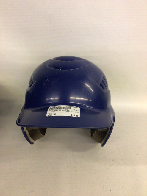 Vist Large View of Product Image Which is Used Rawlings BB HELMET Batting Helmet No Mask Royal Blue MD