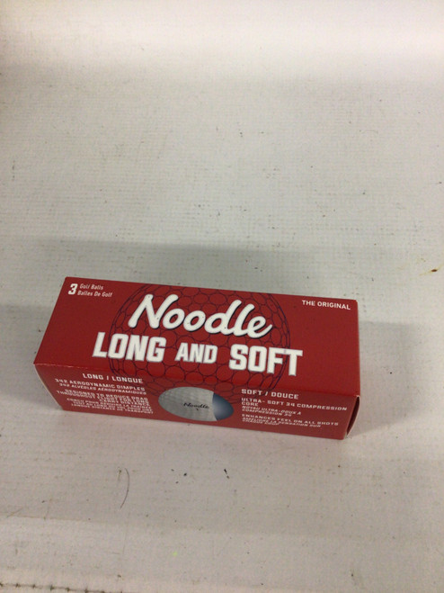 Vist Large View of Product Image Which is Used NOODLE LONG AND SOFT 3 PACK 3 Ball - Golf Ball Sleeve