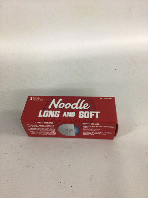 Vist Large View of Product Image Which is Used NOODLE LONG AND SOFT 3 PACK 3 Ball - Golf Ball Sleeve