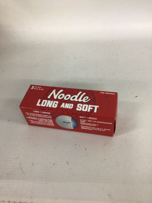 Vist Large View of Product Image Which is Used NOODLE LONG AND SOFT 3 PACK 3 Ball - Golf Ball Sleeve