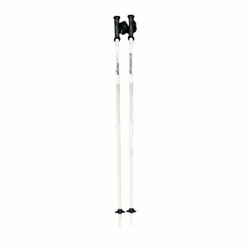Vist Large View of Product Image Which is Used Nordica ALPINE CLASSIC Mens DH Ski Pole White 105 cm / 42 in