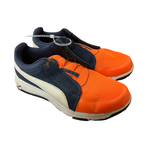 Vist Large View of Product Image Which is Used Puma Jr Golf Shoes Orange Junior 04
