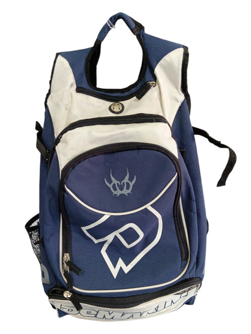 Vist Large View of Product Image Which is Used Demarini BACKPACK BB/SB Player Backpack Navy Blue