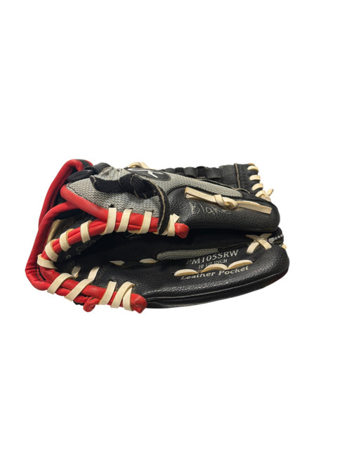 Vist Large View of Product Image Which is Used Rawlings PM105SRW BB/SB Glove RH Throw Black And Grey 10 1/2"