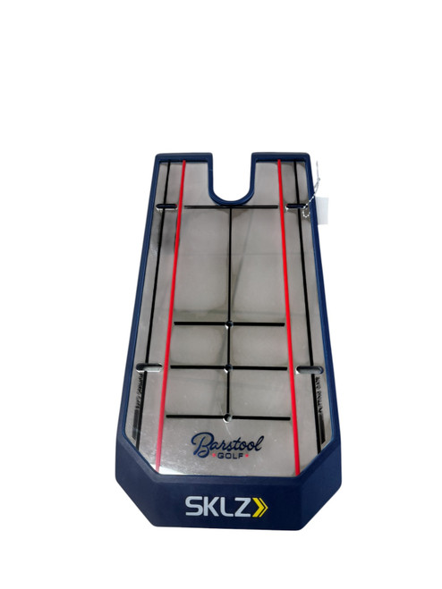 Vist Large View of Product Image Which is Used SKLZ BARTSTOOL MIRROR AID Putting Aid