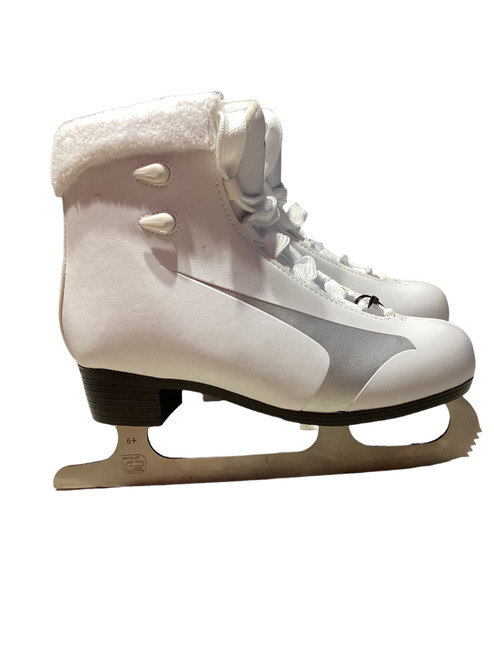 Vist Large View of Product Image Which is Used WinnWell FUR Womens Softboot Skate White Senior 6