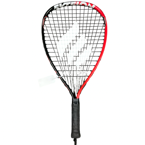 Vist Large View of Product Image Which is Used Ektelon FLAME Adult Racquetball Racquet Black And Red Unknown