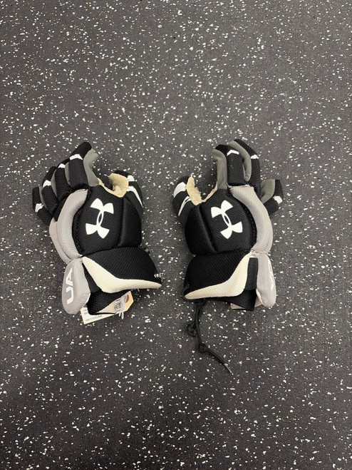 Vist Large View of Product Image Which is Used Under Armour Lacrosse Gloves Mens Black SM