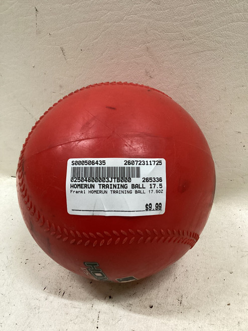 Vist Large View of Product Image Which is Used Franklin HOMERUN TRAINING BALL 17.5OZ BB/SB Training Aid