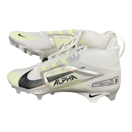 Vist Large View of Product Image Which is Used Nike Adult FB Cleats White Senior 10.5