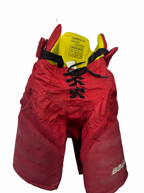 Vist Large View of Product Image Which is Used Bauer SUPREME 1S Youth Pant Red LG