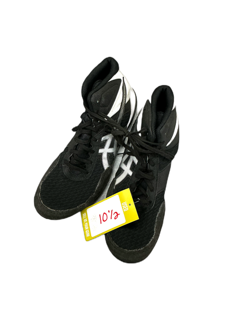 Vist Large View of Product Image Which is Used Asics WRESTLING SHOES Wrestling Shoes Black Senior 10.5