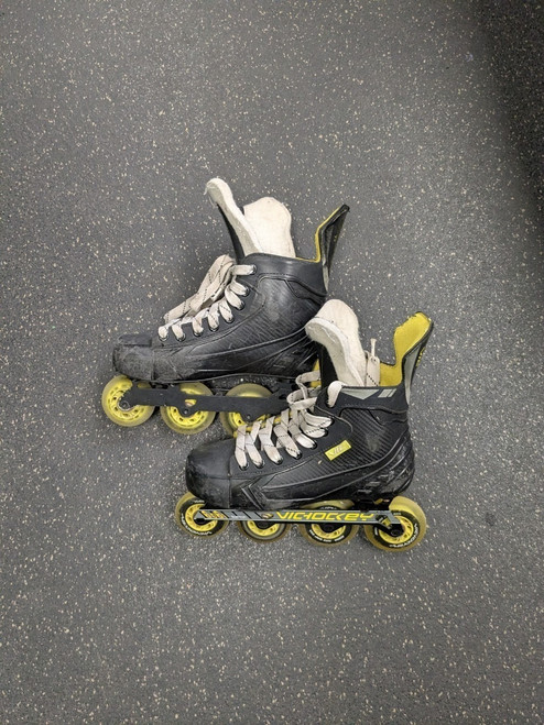 Vist Large View of Product Image Which is Used VIC Roller Hockey Skates Black Senior 7
