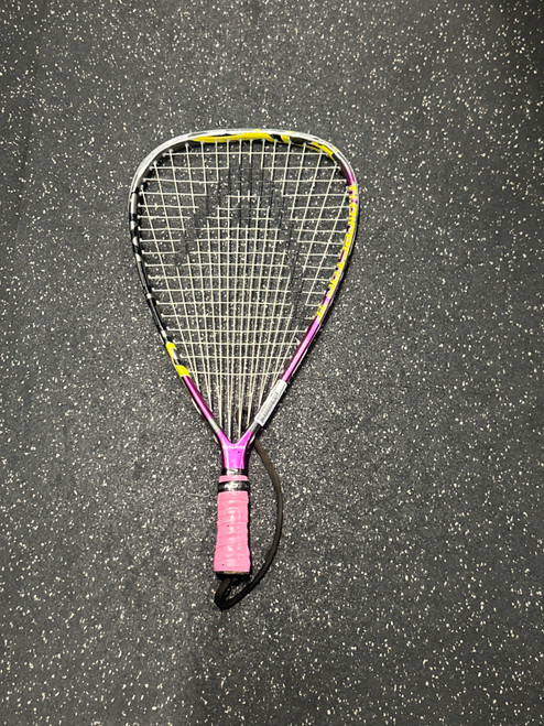 Vist Large View of Product Image Which is Used Head Racquet TI.DIRECTOR II Adult Racquetball Racquet Pink 3 3/8"