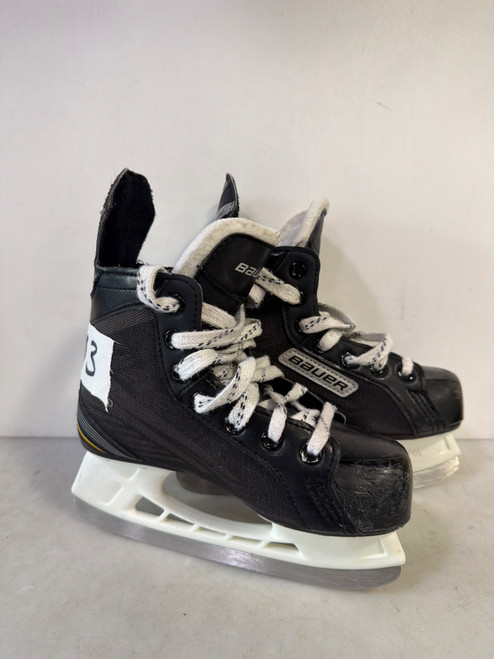 Vist Large View of Product Image Which is Used Bauer SUP PRO Youth Hockey Skate Youth 13.0