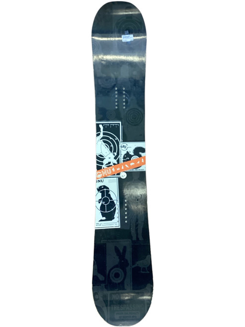 Vist Large View of Product Image Which is Used GNU RIDERS CHOICE MTX Mens Snowboard Only Black 162 cm